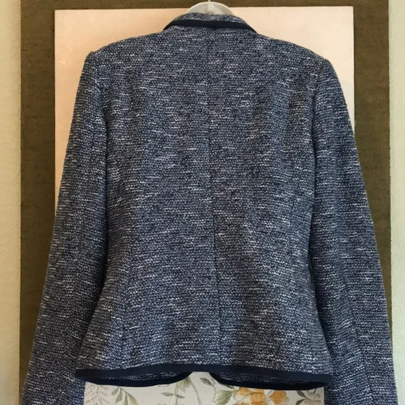 NEW Talbots jacket blazer cotton blend 8 - Picture 7 of 11
